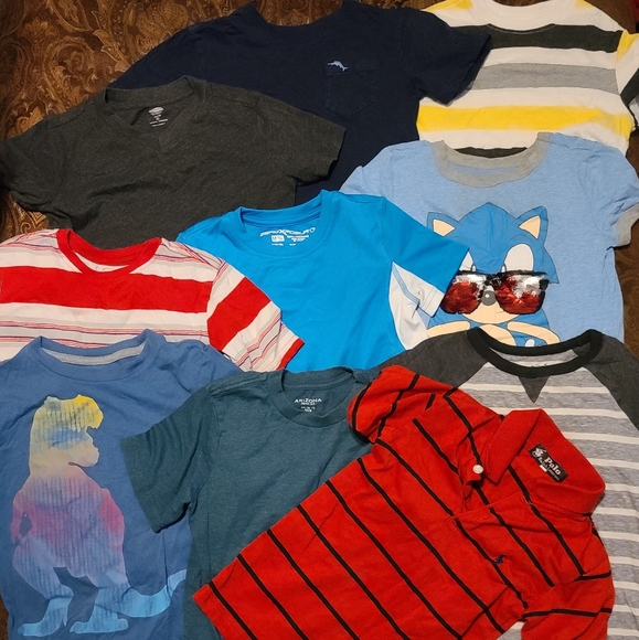 Set of 10 short-sleeve t-shirts - Picture 1 of 7